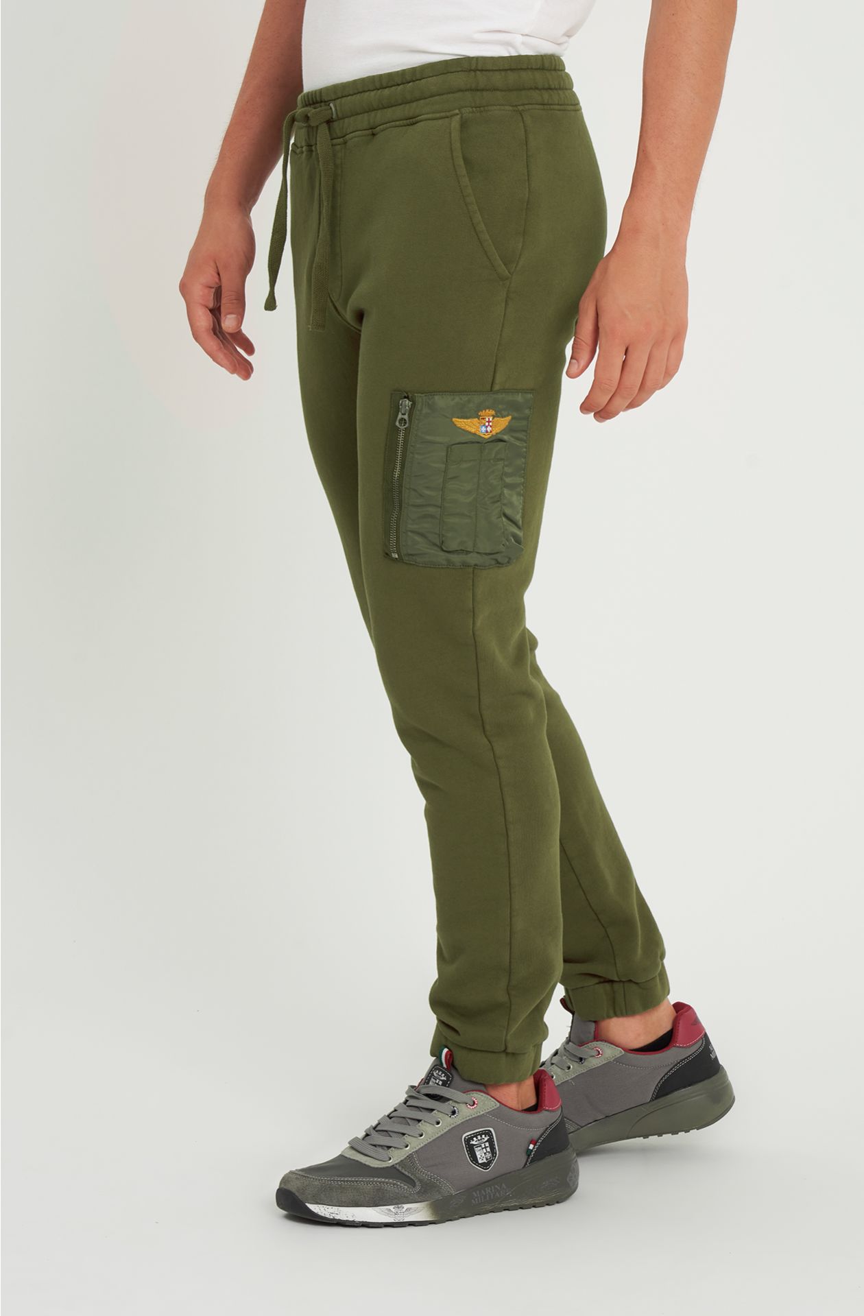 Pantalón de puro algodón sin cepillar