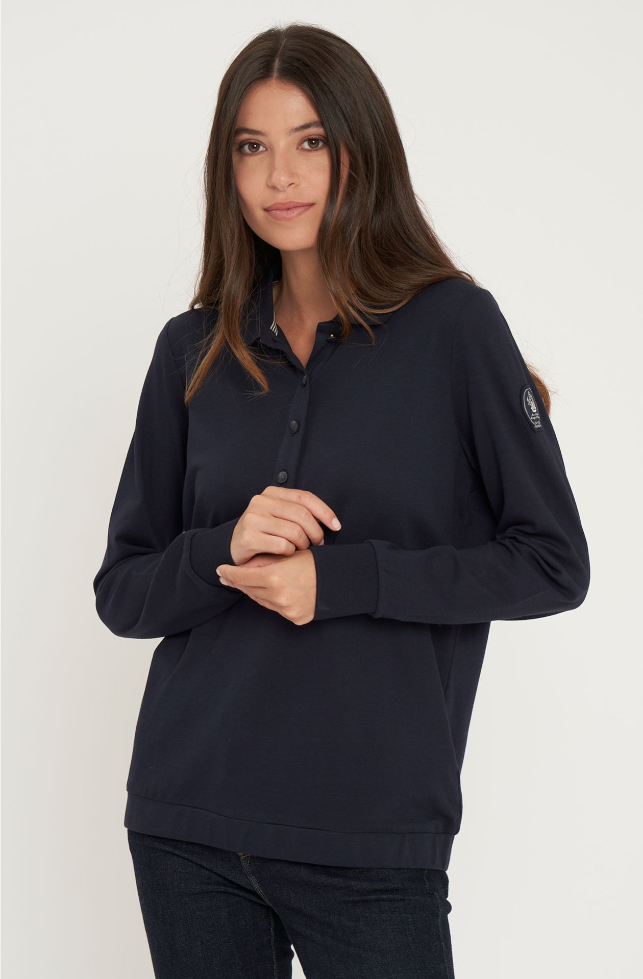 Baumwoll-Poloshirt der Amerigo Vespucci-Linie