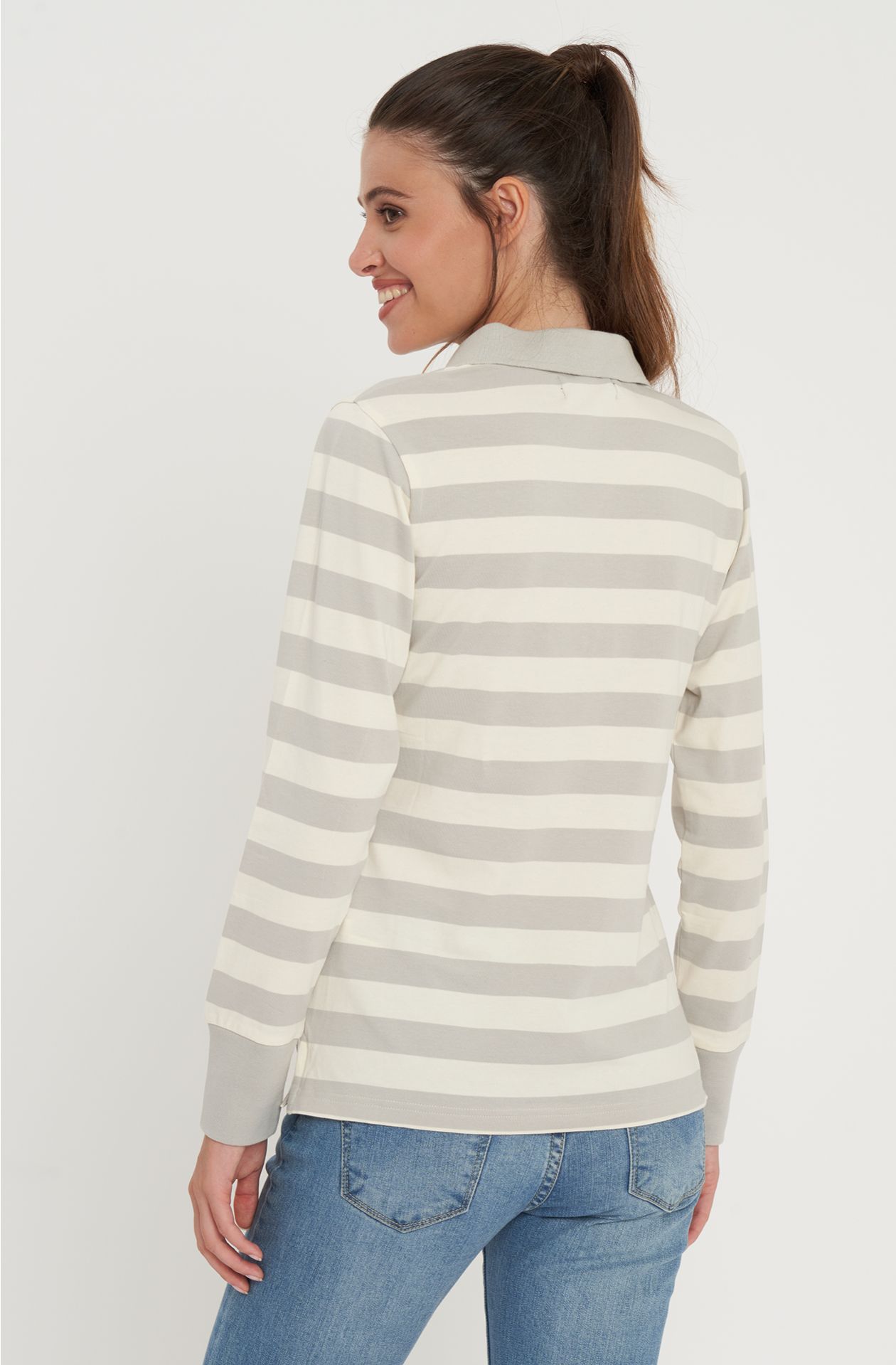 Polo en coton stretch