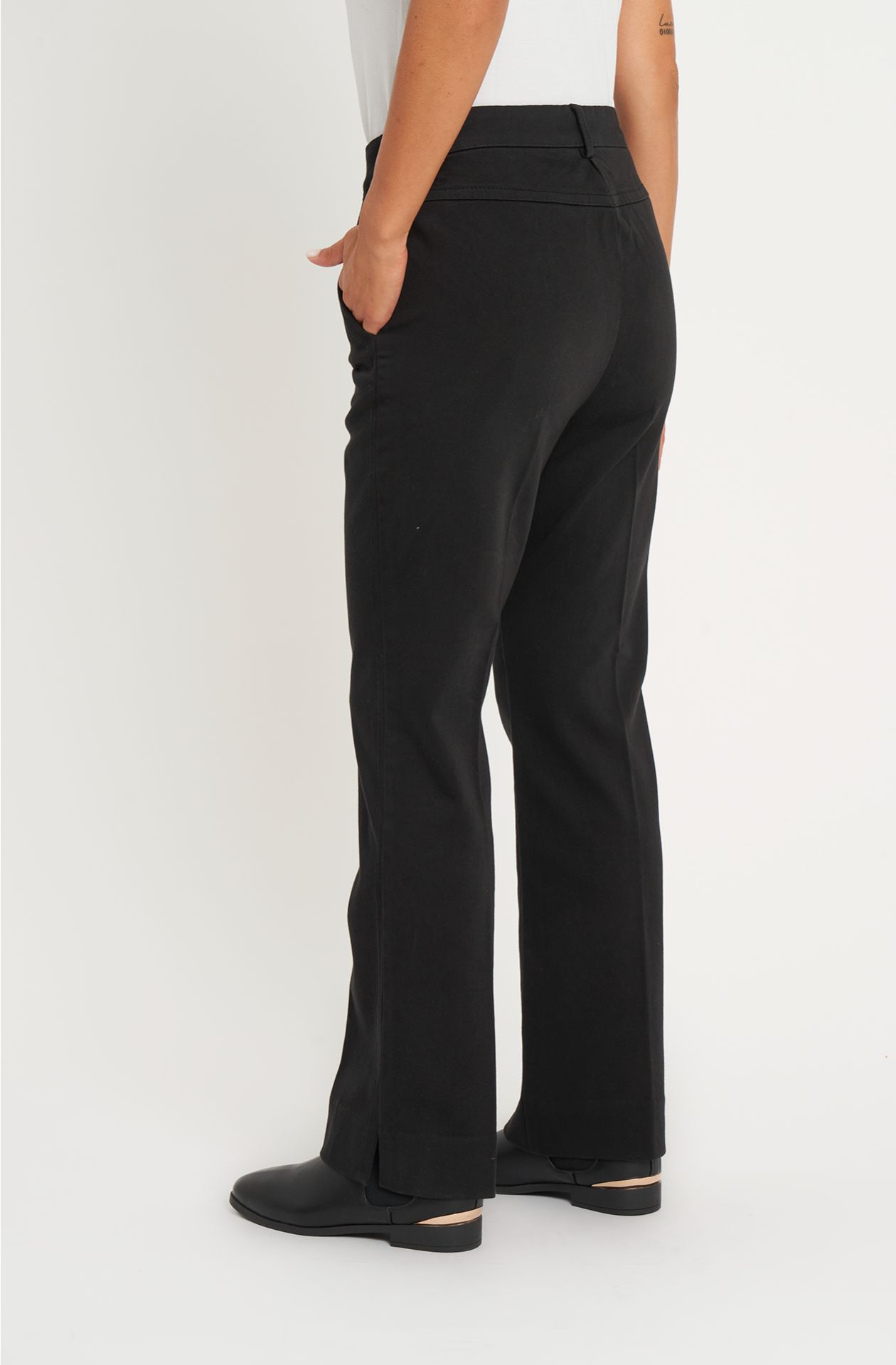 Pantalon en rayonne stretch
