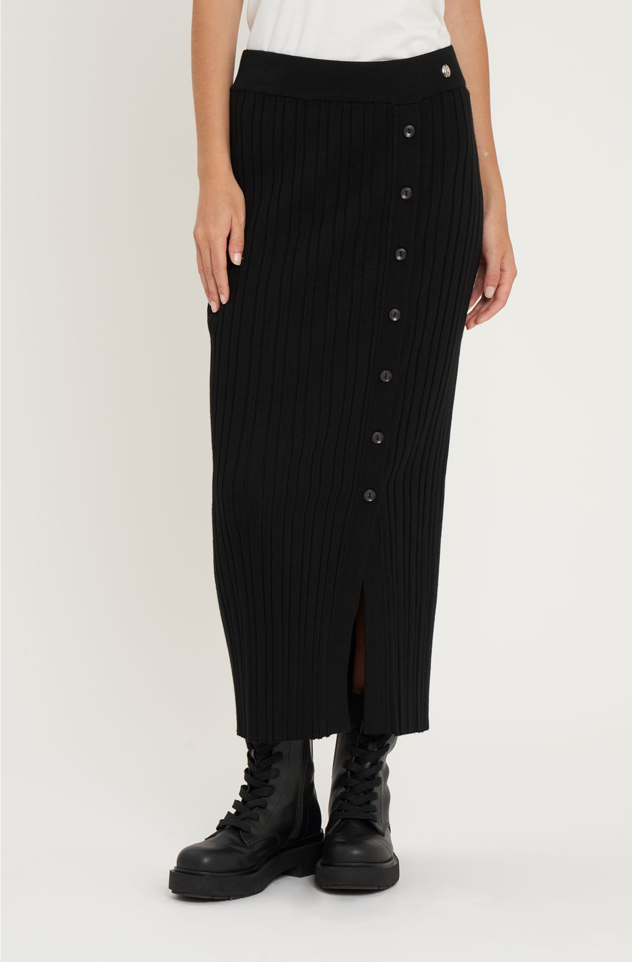 Jupe en viscose mélangée