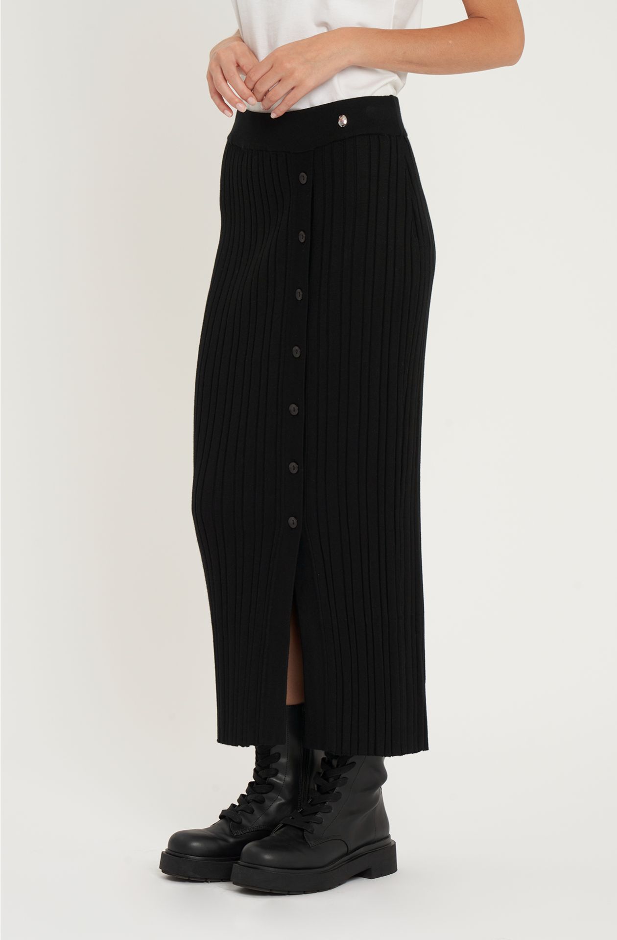 Jupe en viscose mélangée