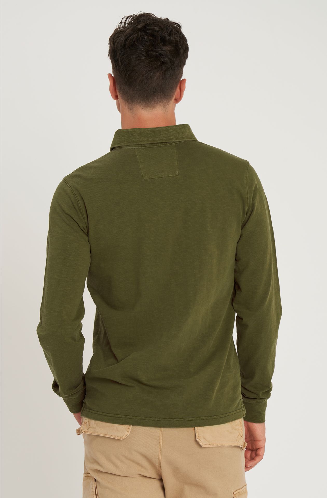 BMSM Poloshirt aus reiner Slub-Baumwolle