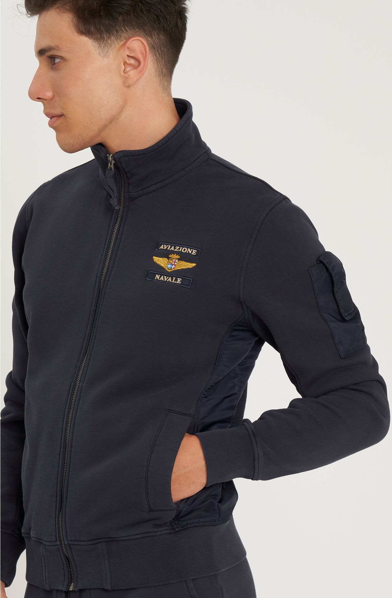 Sweat-shirt en pur coton non gratté