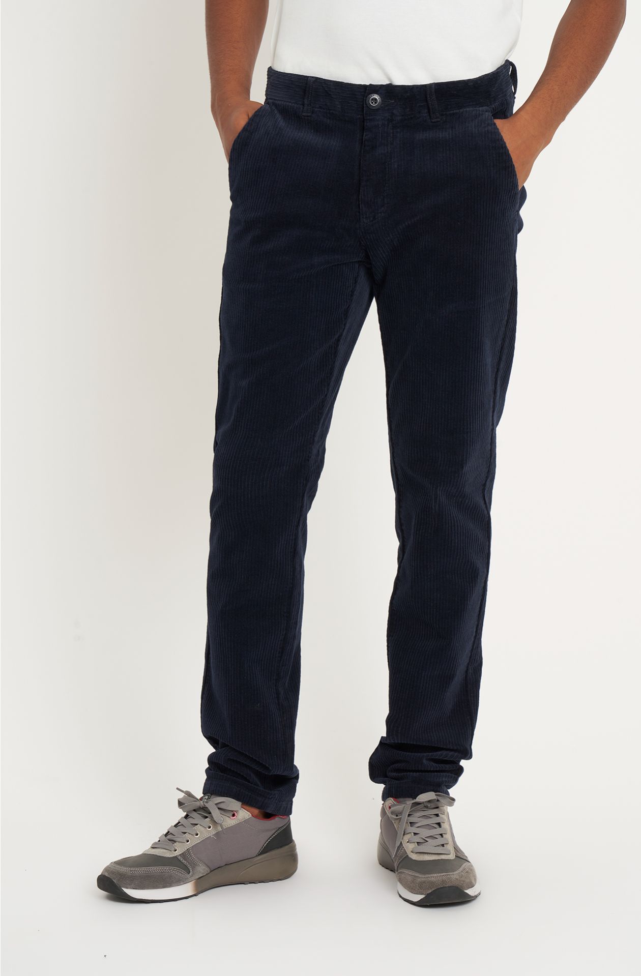 Pantalon en velours stretch