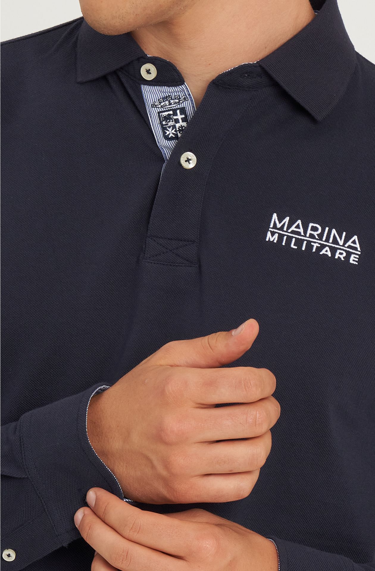 Urban line cotton piqué polo shirt