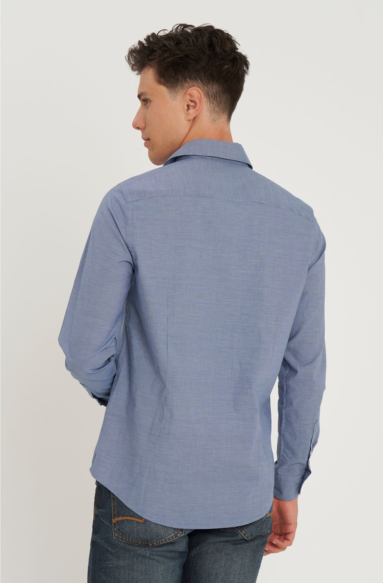 Camicia in popelin di cotone