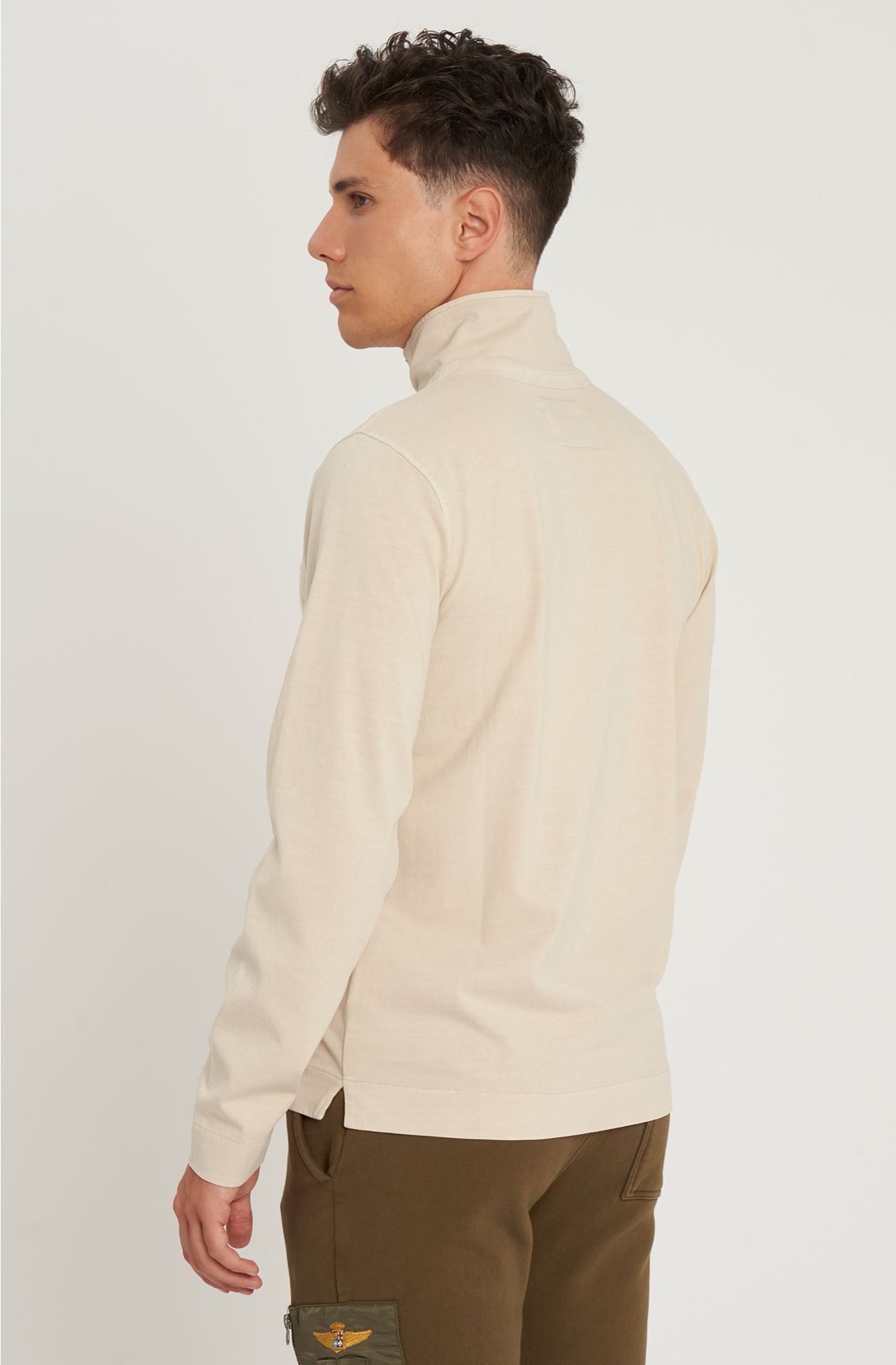 Polo en jersey pur coton Aviation Naval