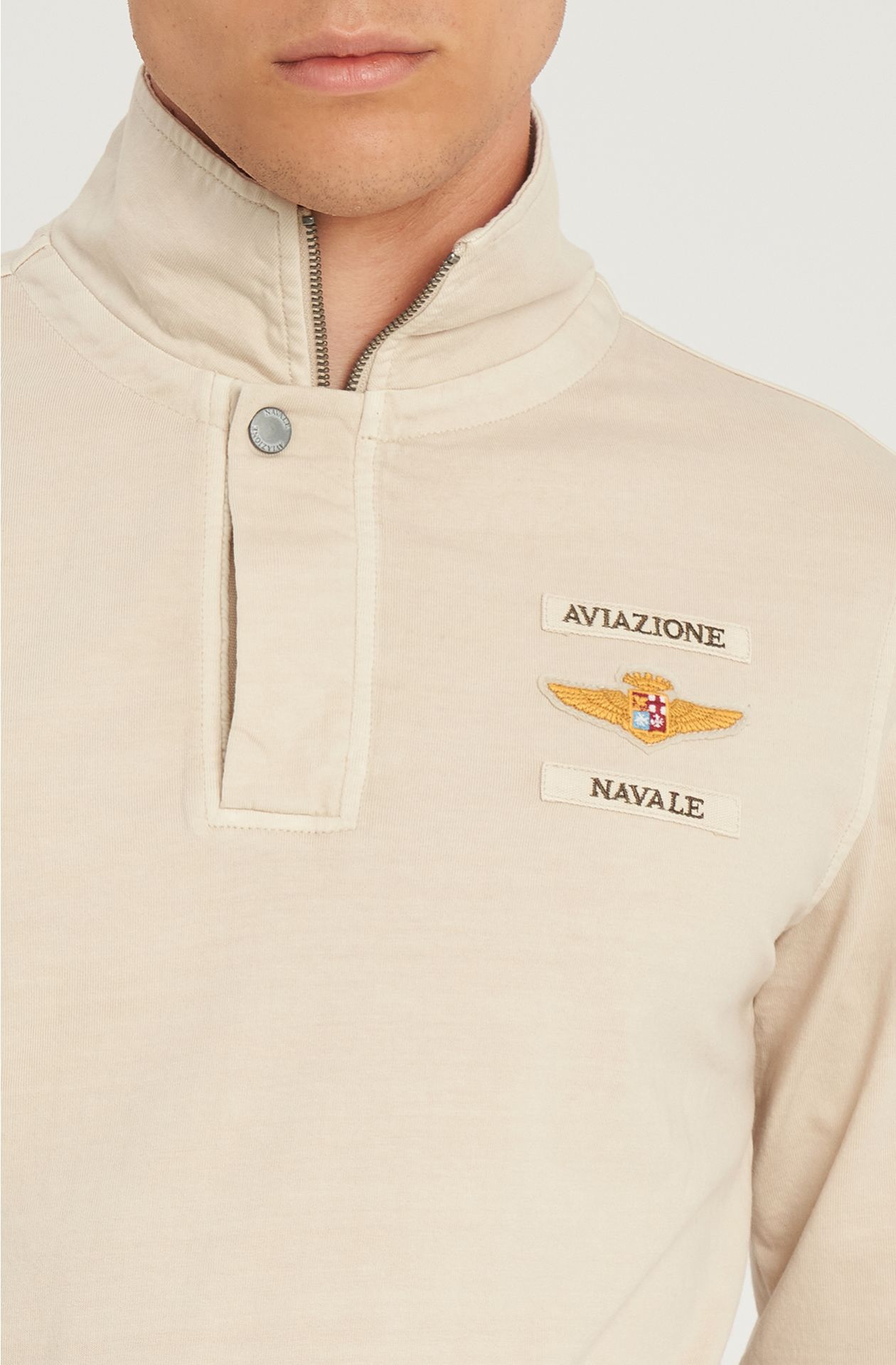 Polo en jersey pur coton Aviation Naval