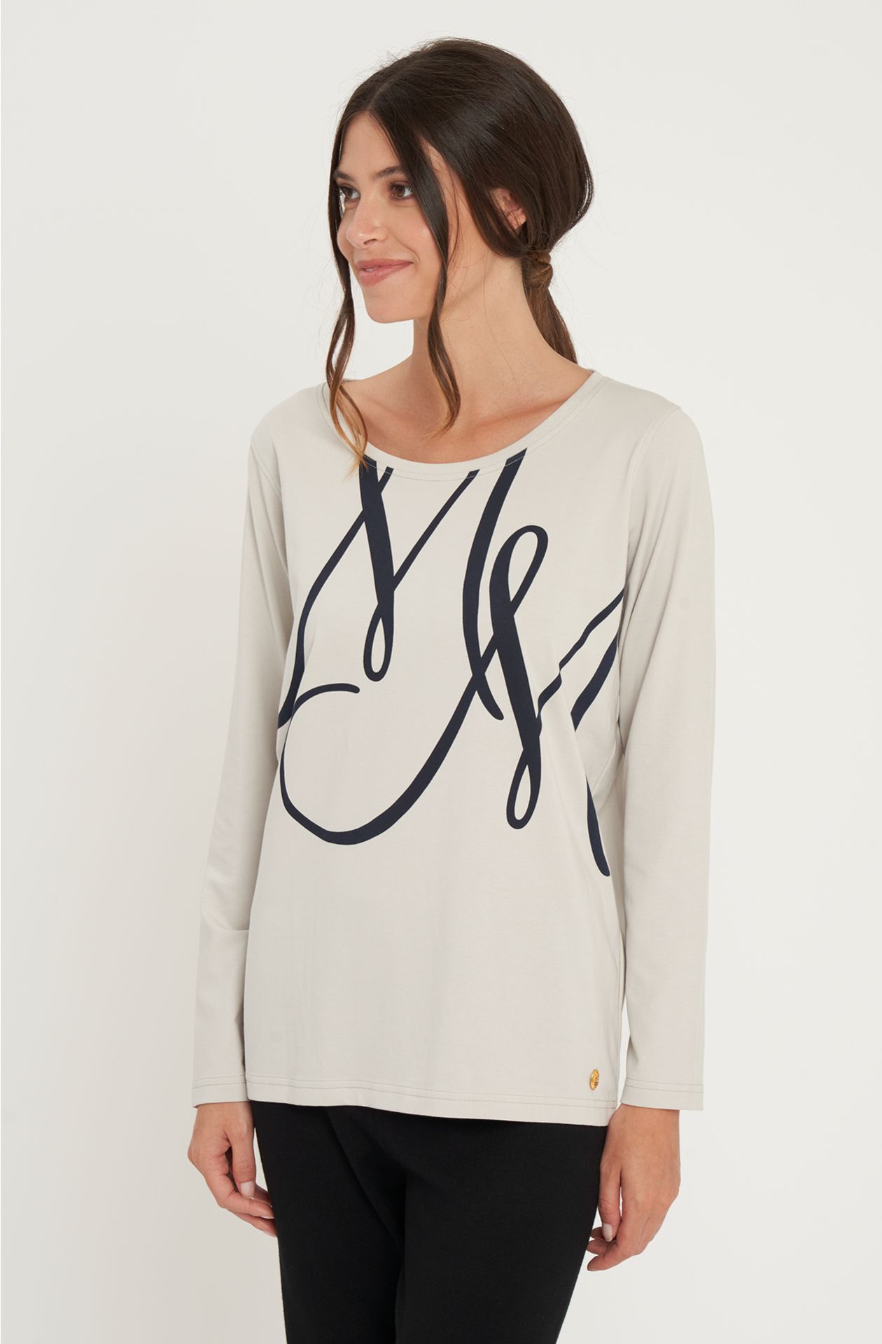 Camiseta de algodón elástico