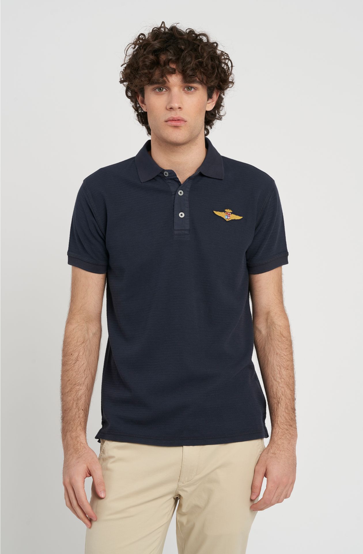 Naval Aviation polo shirt in cotton