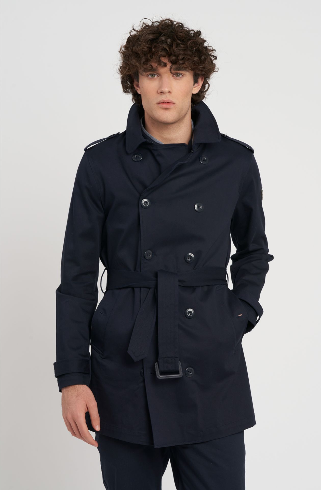 Cotton peacoat