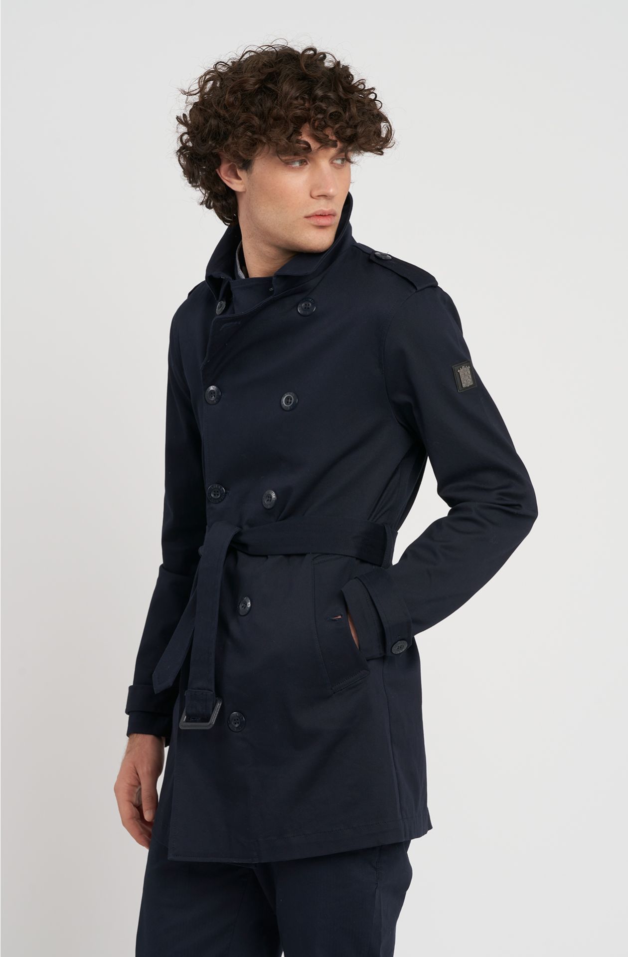 Cotton peacoat