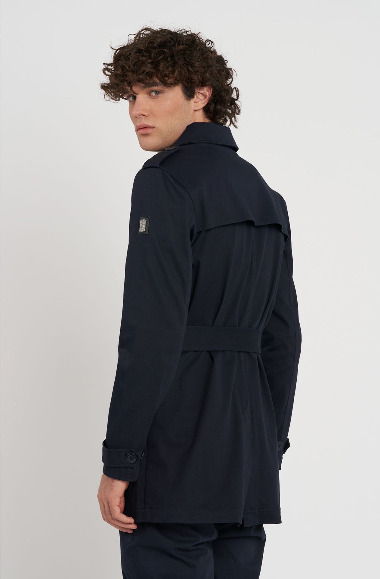 Cotton peacoat