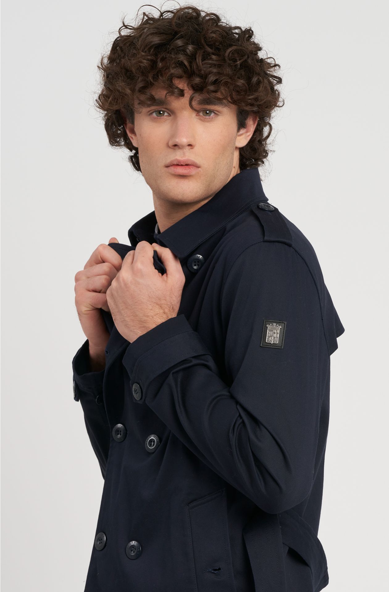 Cotton peacoat