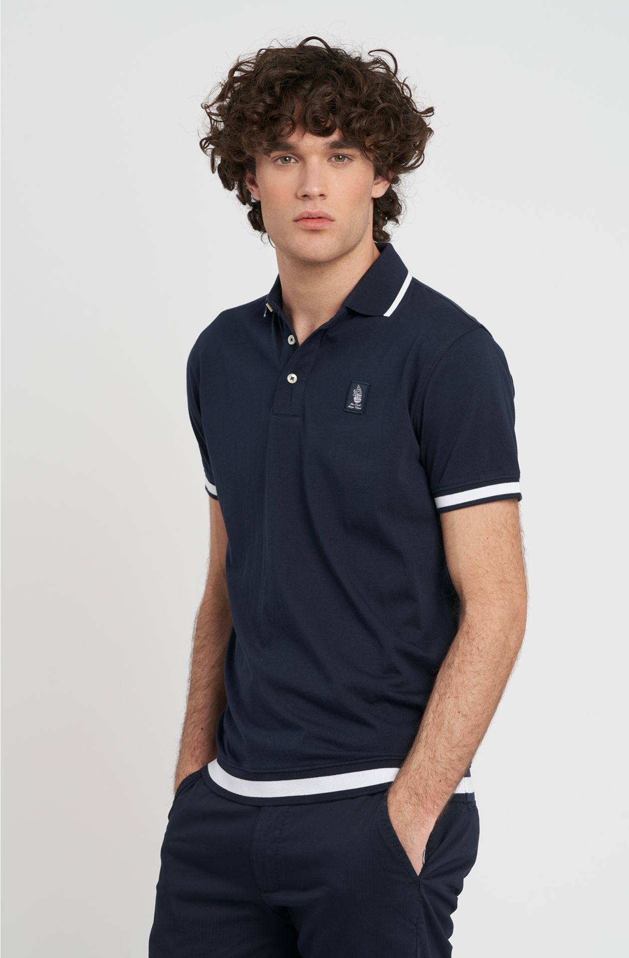 Amerigo Vespucci pure cotton polo shirt