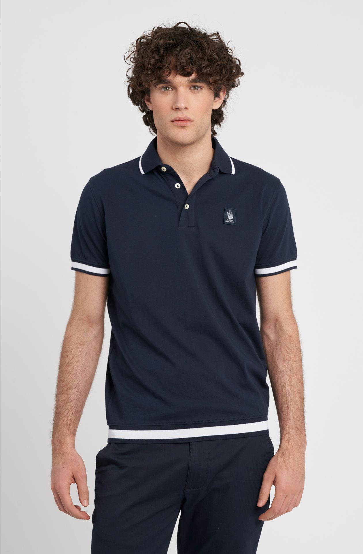 Amerigo Vespucci pure cotton polo shirt