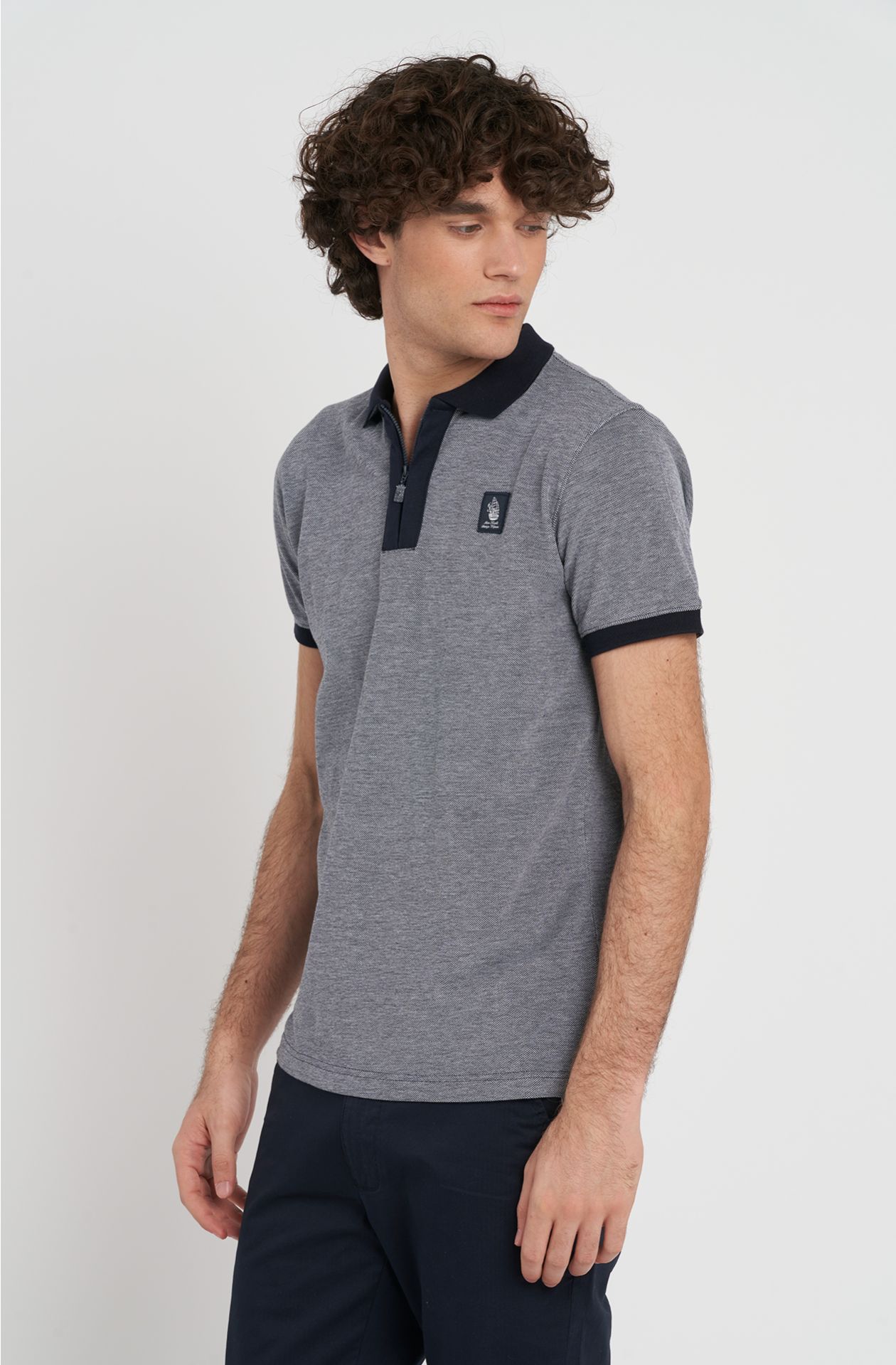 Amerigo Vespucci Piquet cotton polo shirt