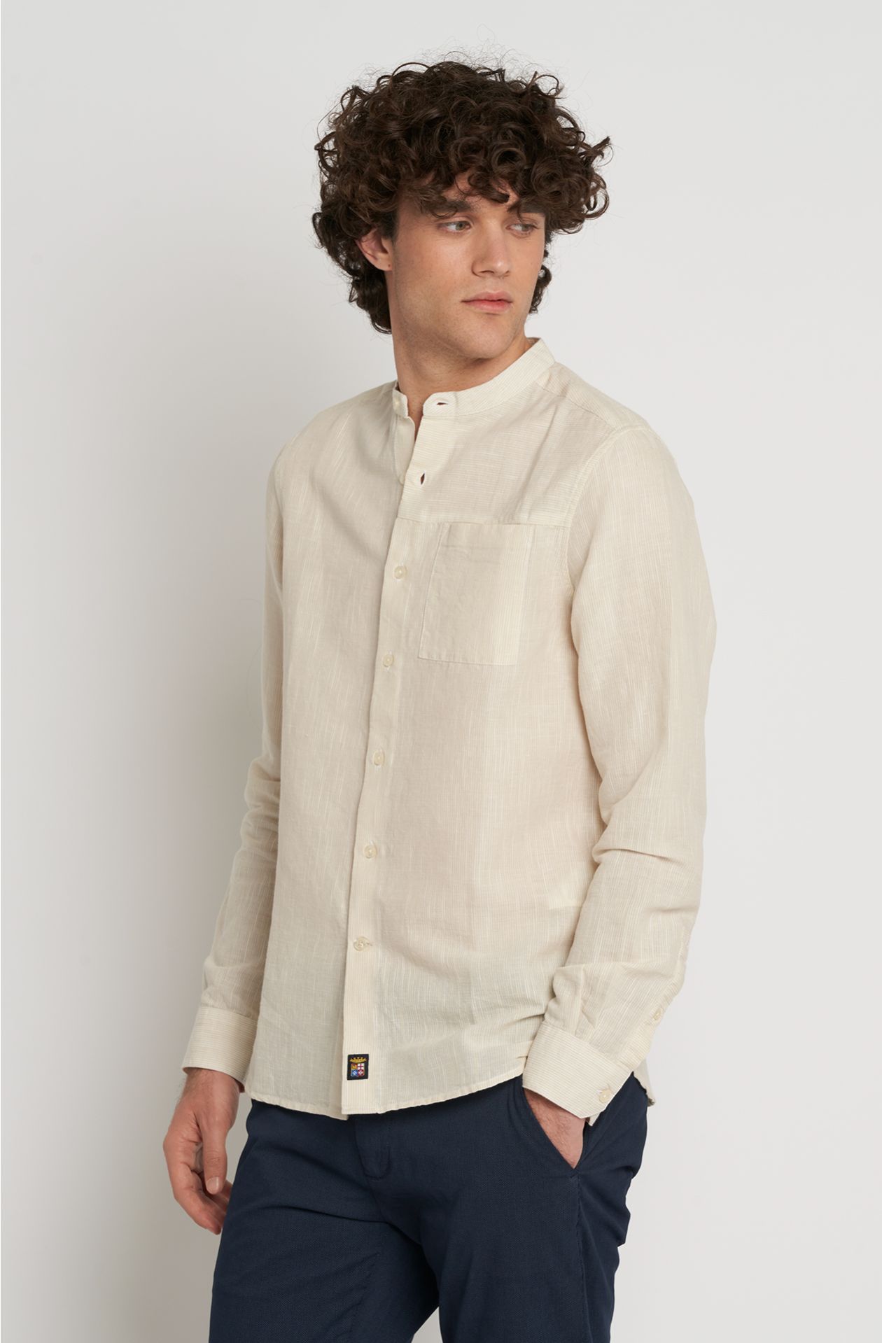 Camicia in puro lino