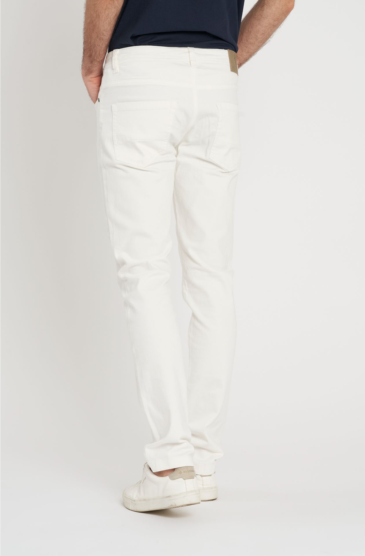 Jeans cinque tasche in cotone