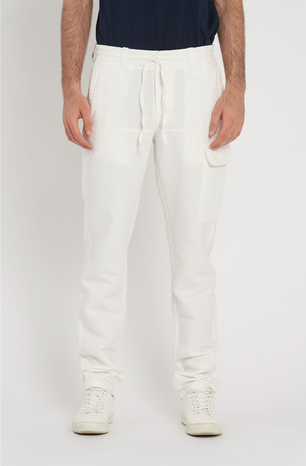 Pantalone in cotone grezzo