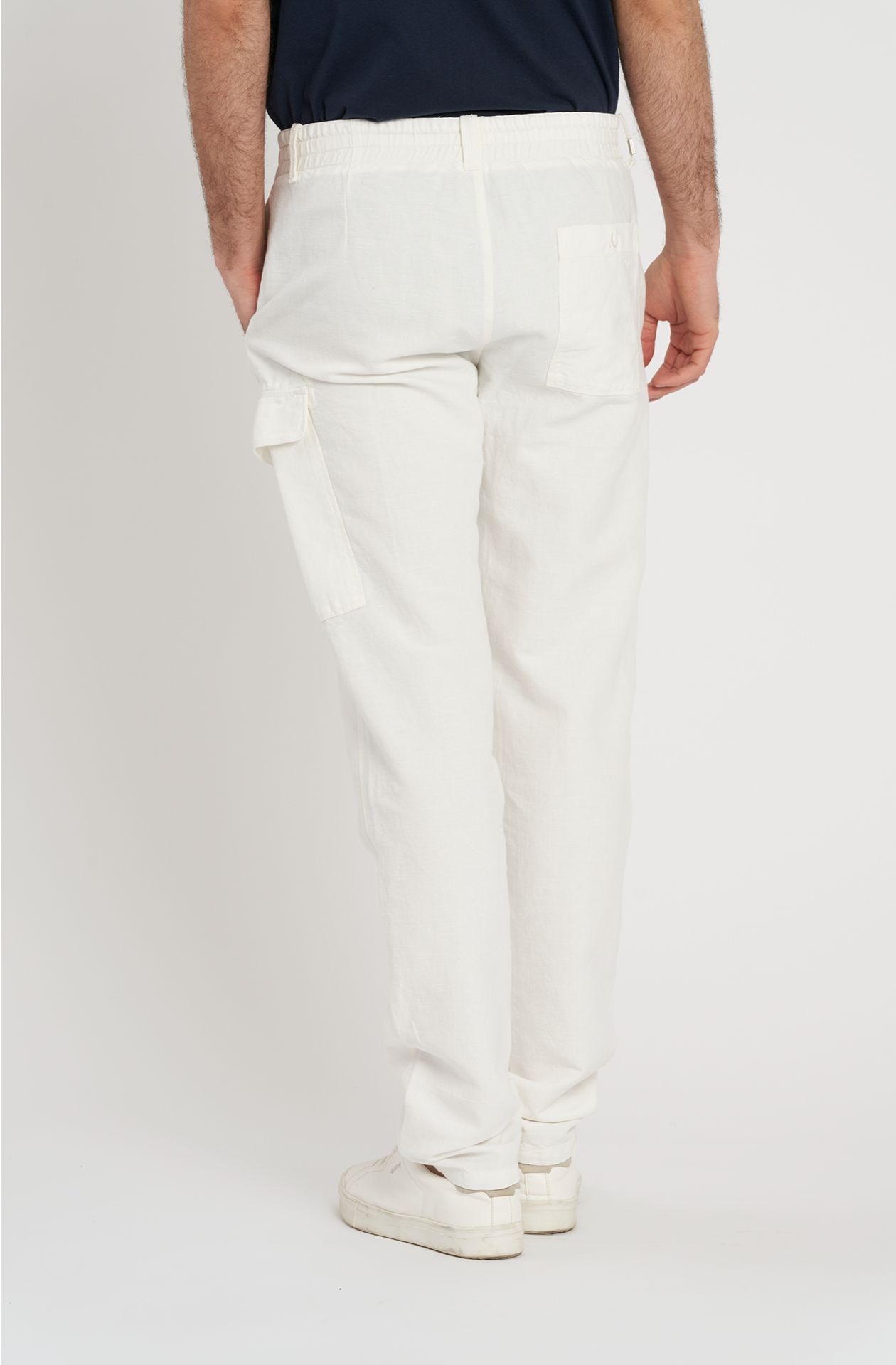 Pantalone in cotone grezzo
