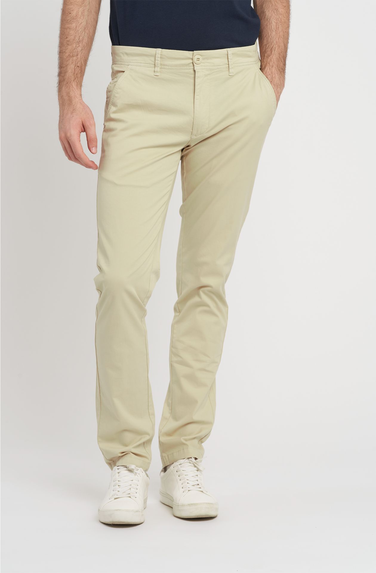 Pantaloni in cotone elasticizzato