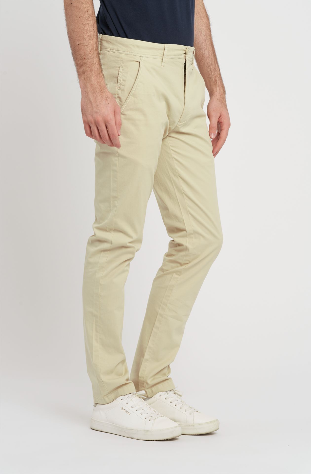 Pantaloni in cotone elasticizzato