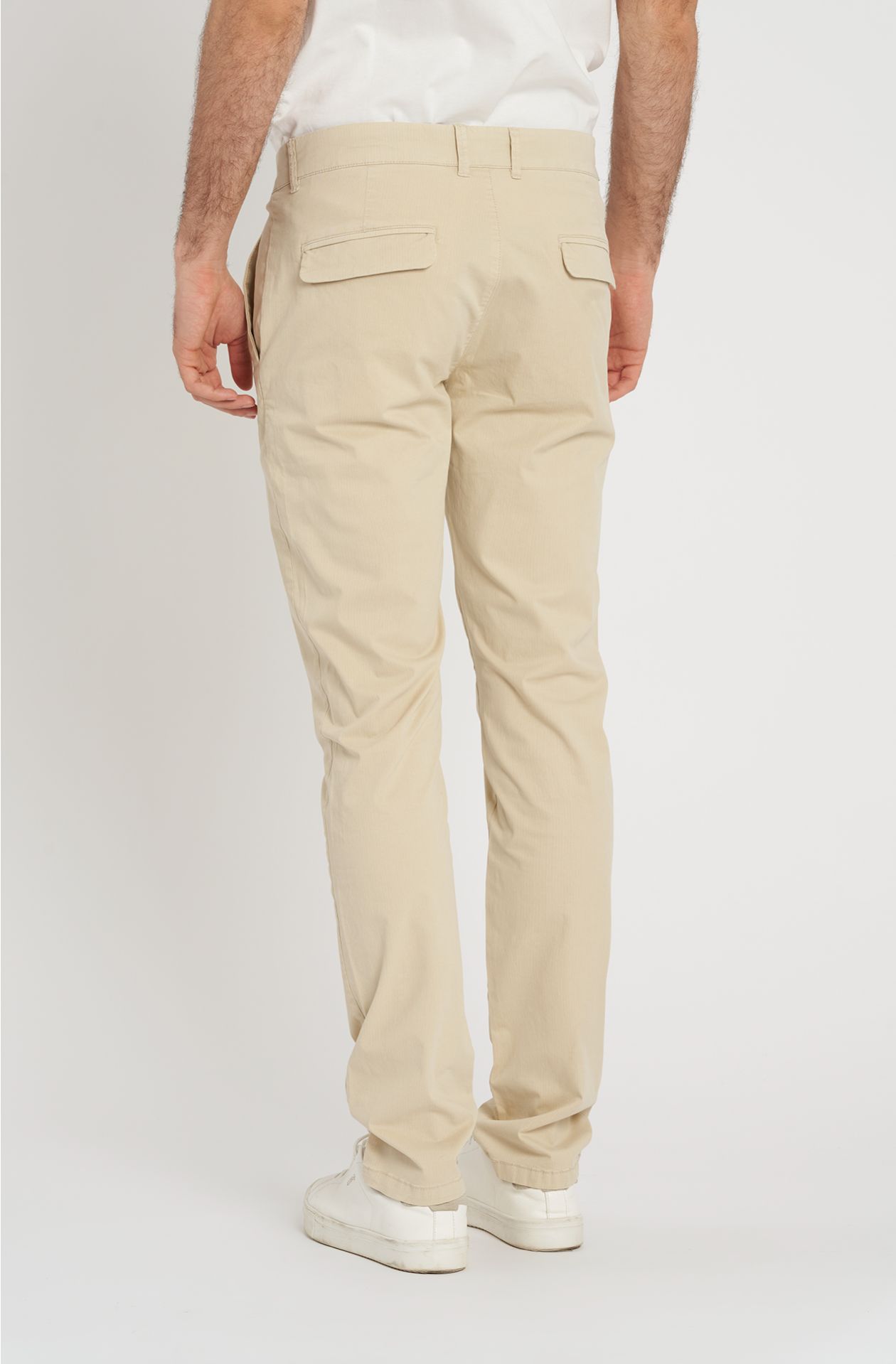 Stretch cotton trousers