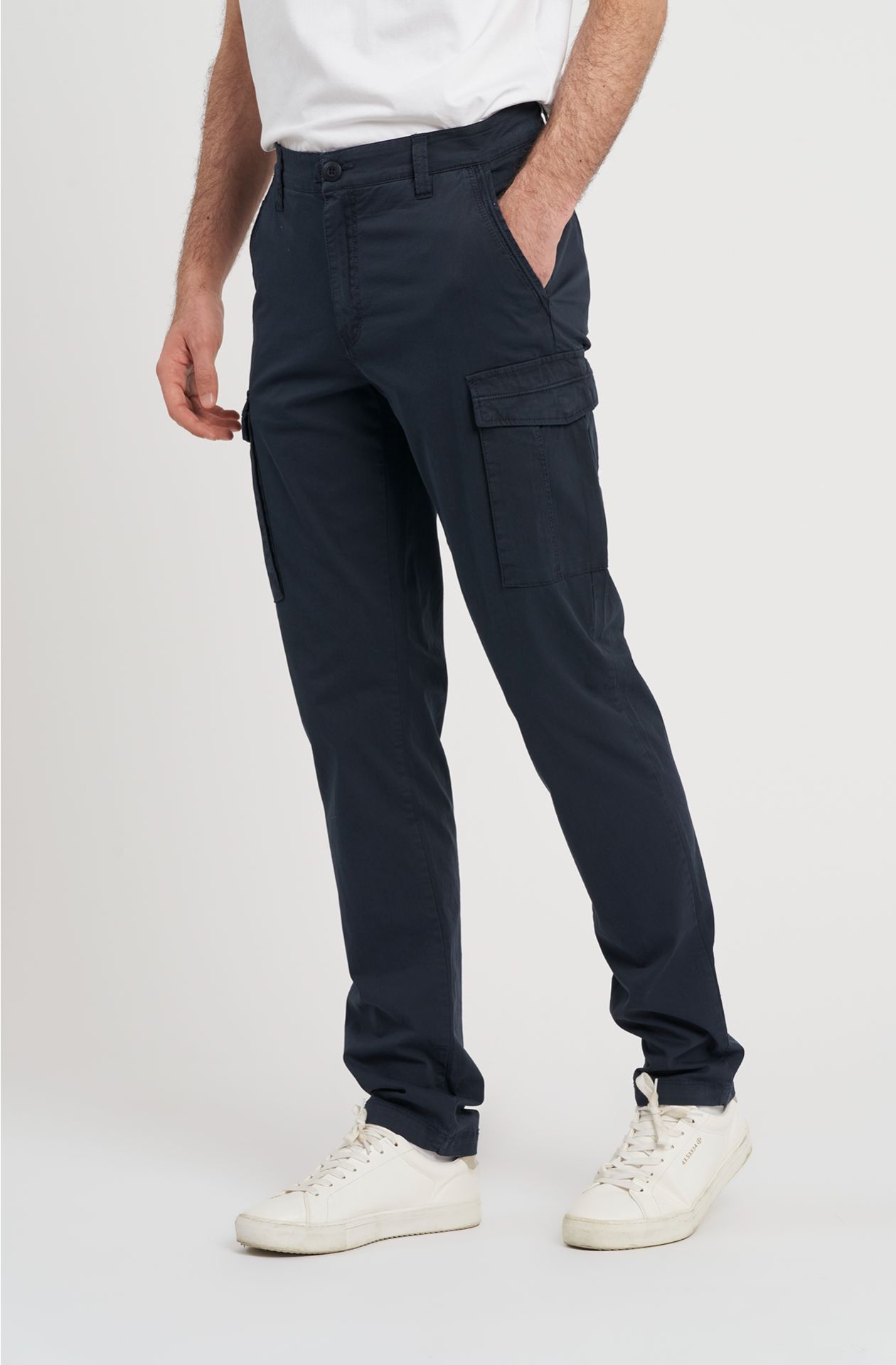 Pantaloni cargo in cotone