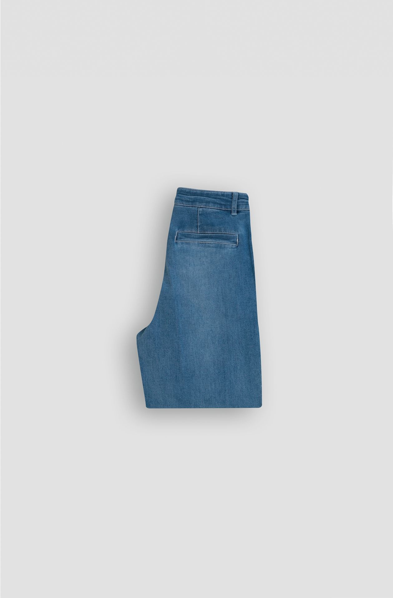 Pantaloni in denim a vita alta
