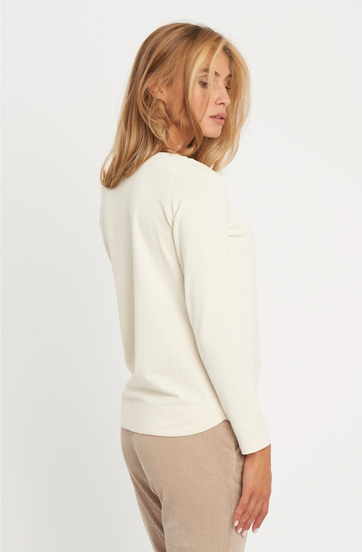 Camiseta de algodón elástico