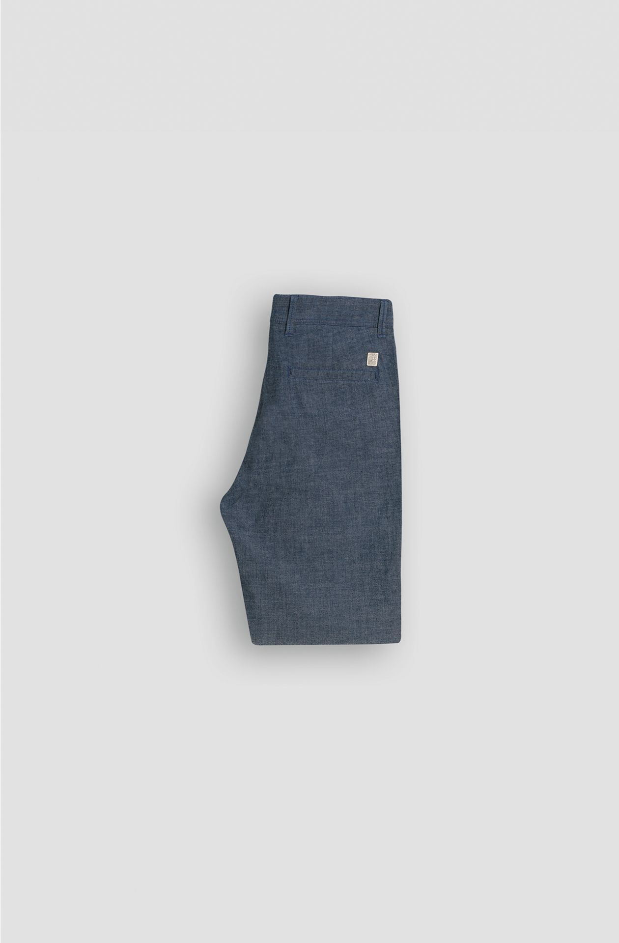 Pantalone in cotone chambray