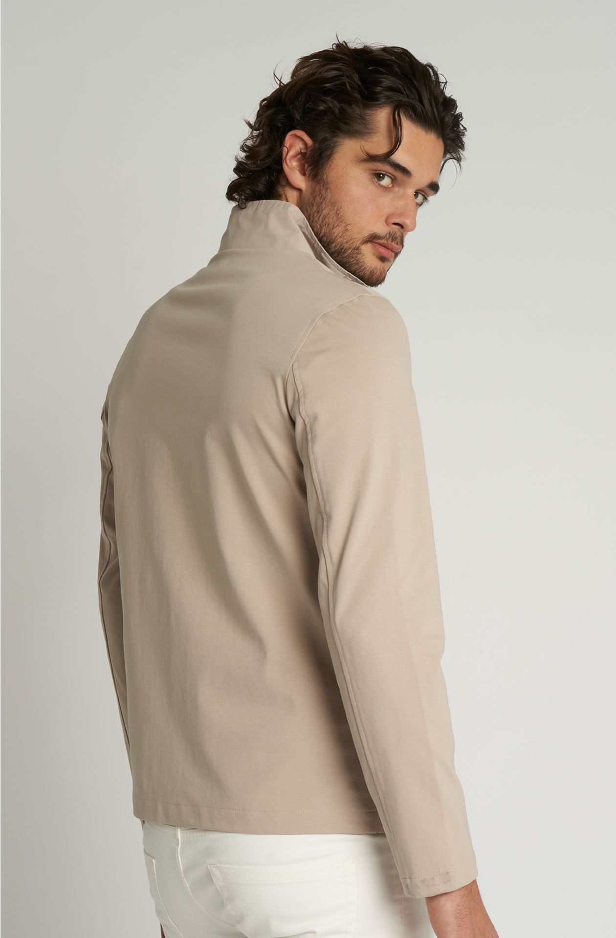 Giacca casual in morbido tessuto