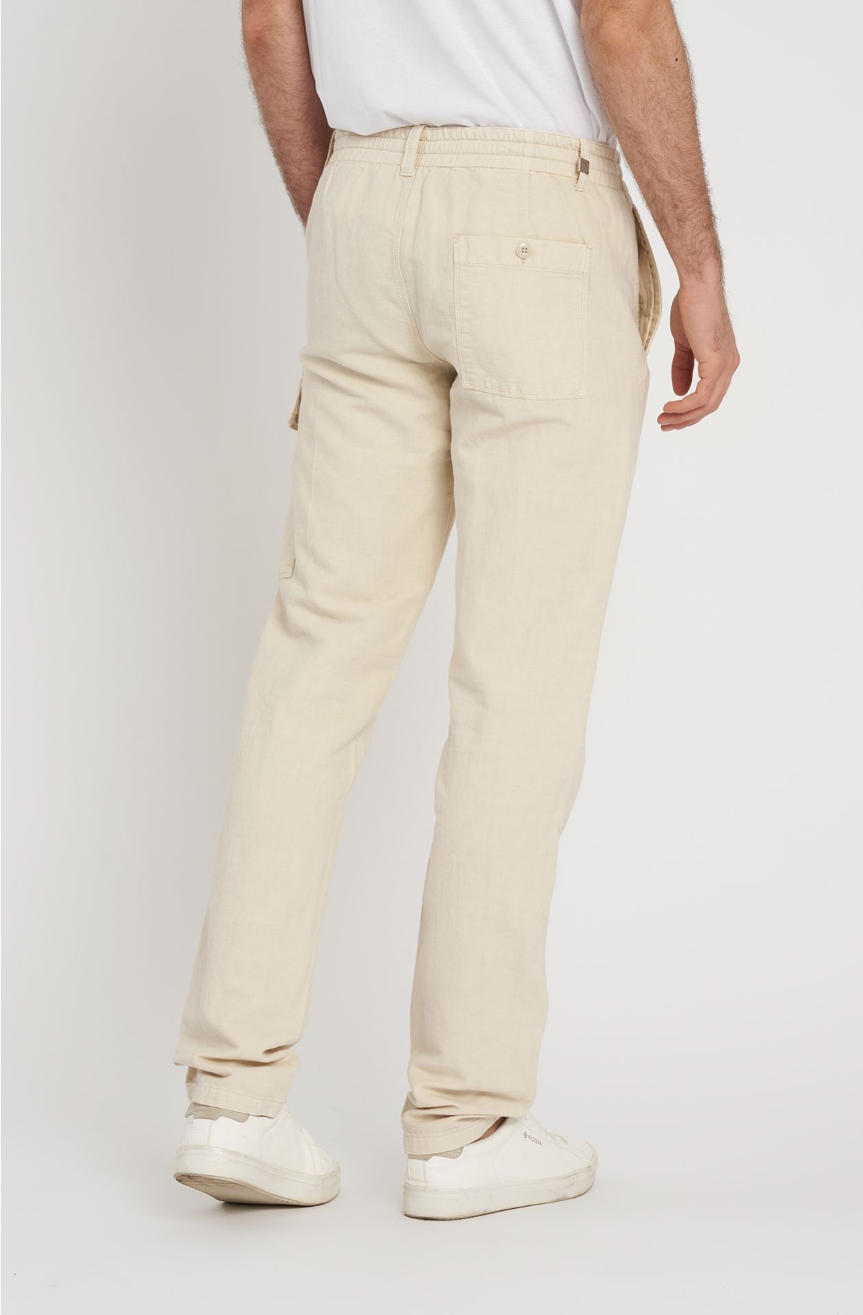 Pantalone in cotone grezzo