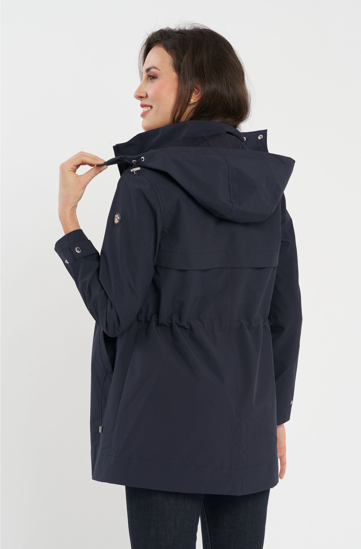 Three/quarter length raincoat