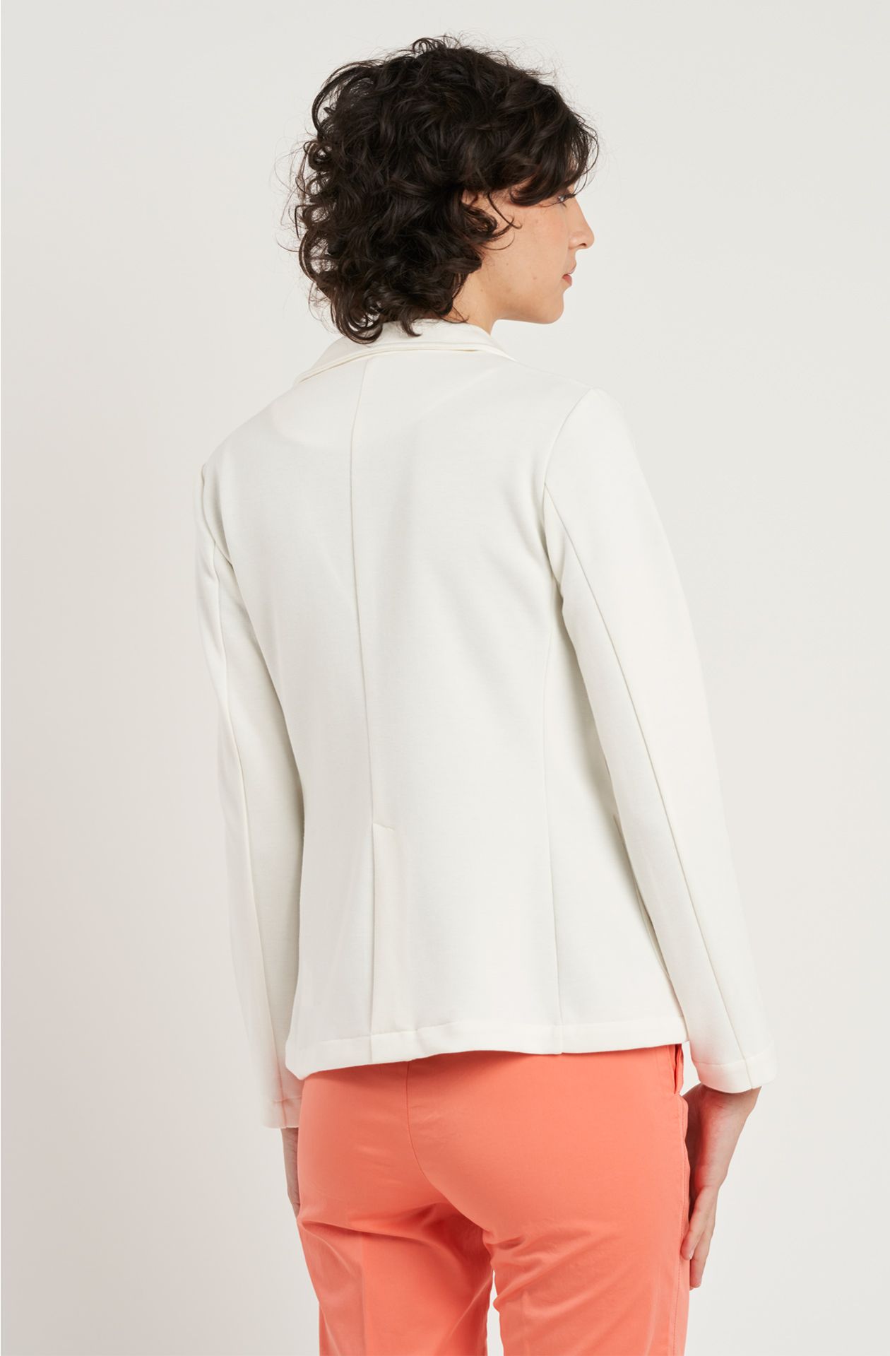 Giacca da donna in cotone piquet