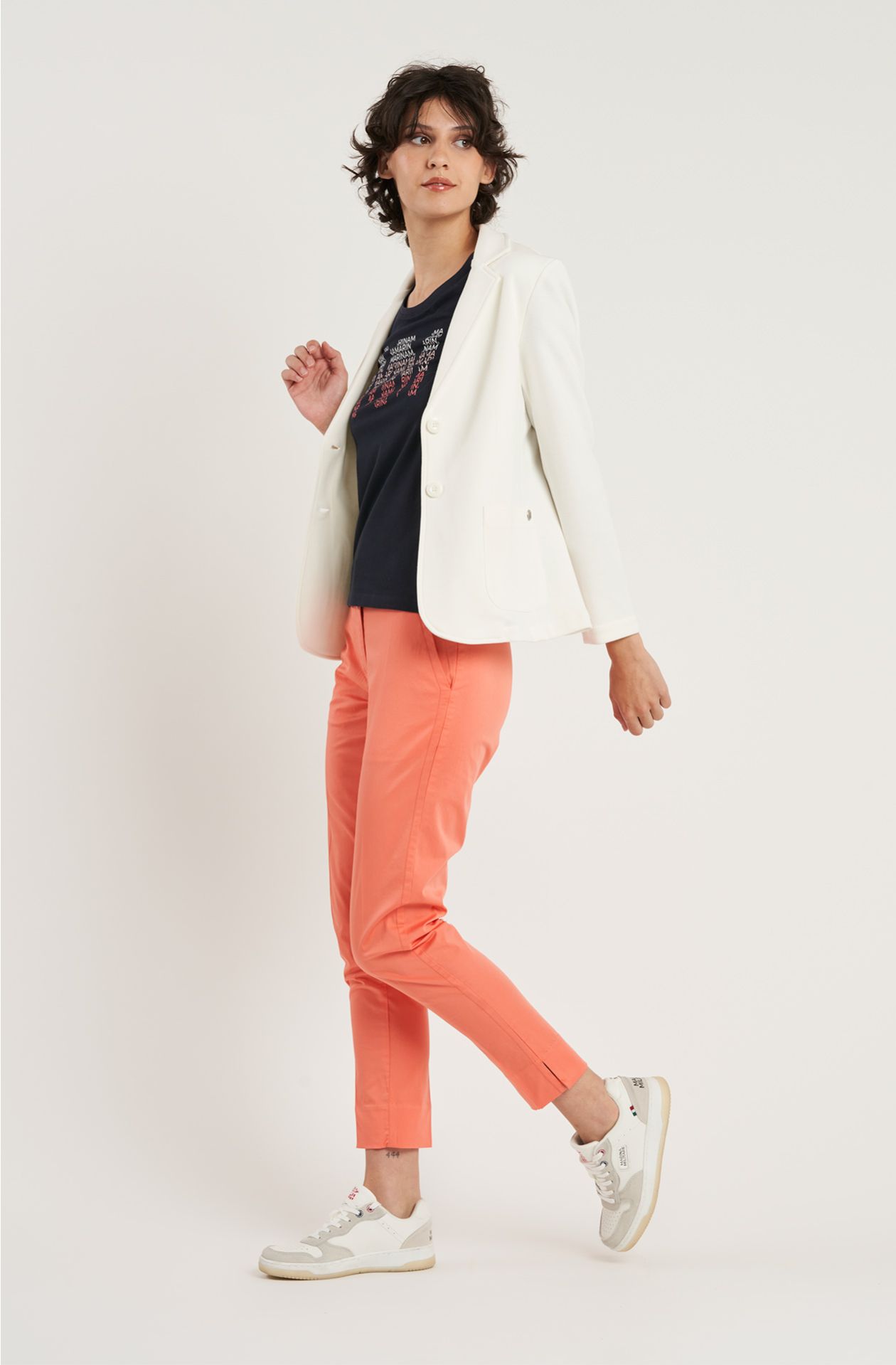 Giacca da donna in cotone piquet