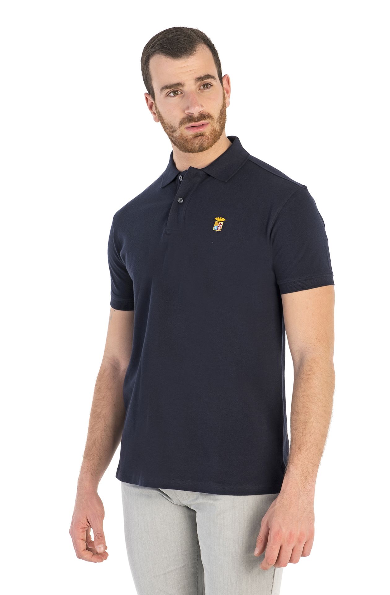 CAMISA BÁSICA TIPO POLO DE MANGA CORTA DE AJUSTE REGULAR