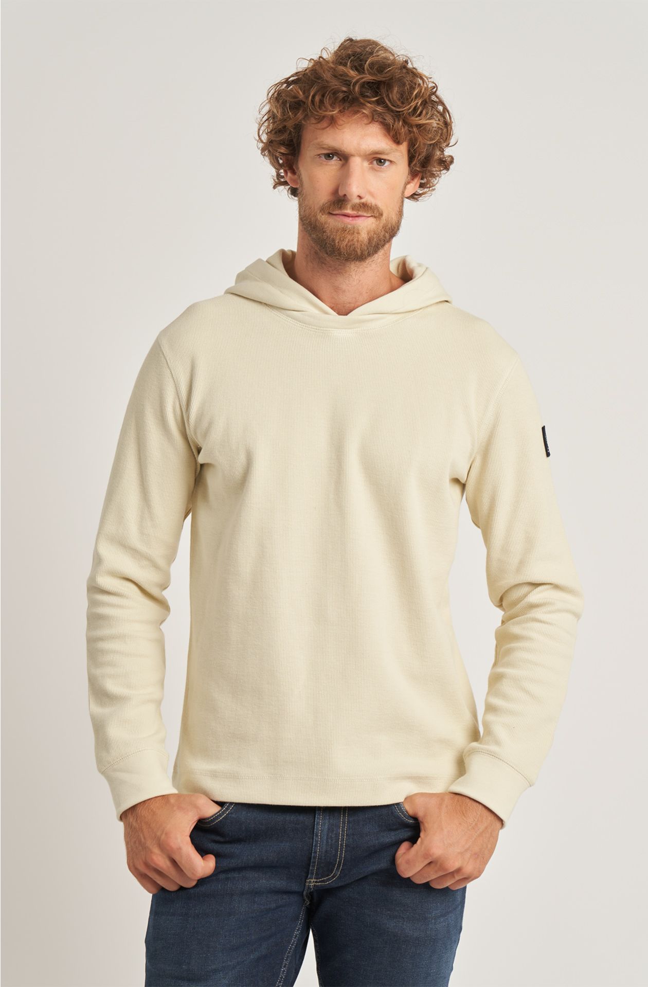 Felpa da uomo Amerigo Vespucci in cotone con cappuccio