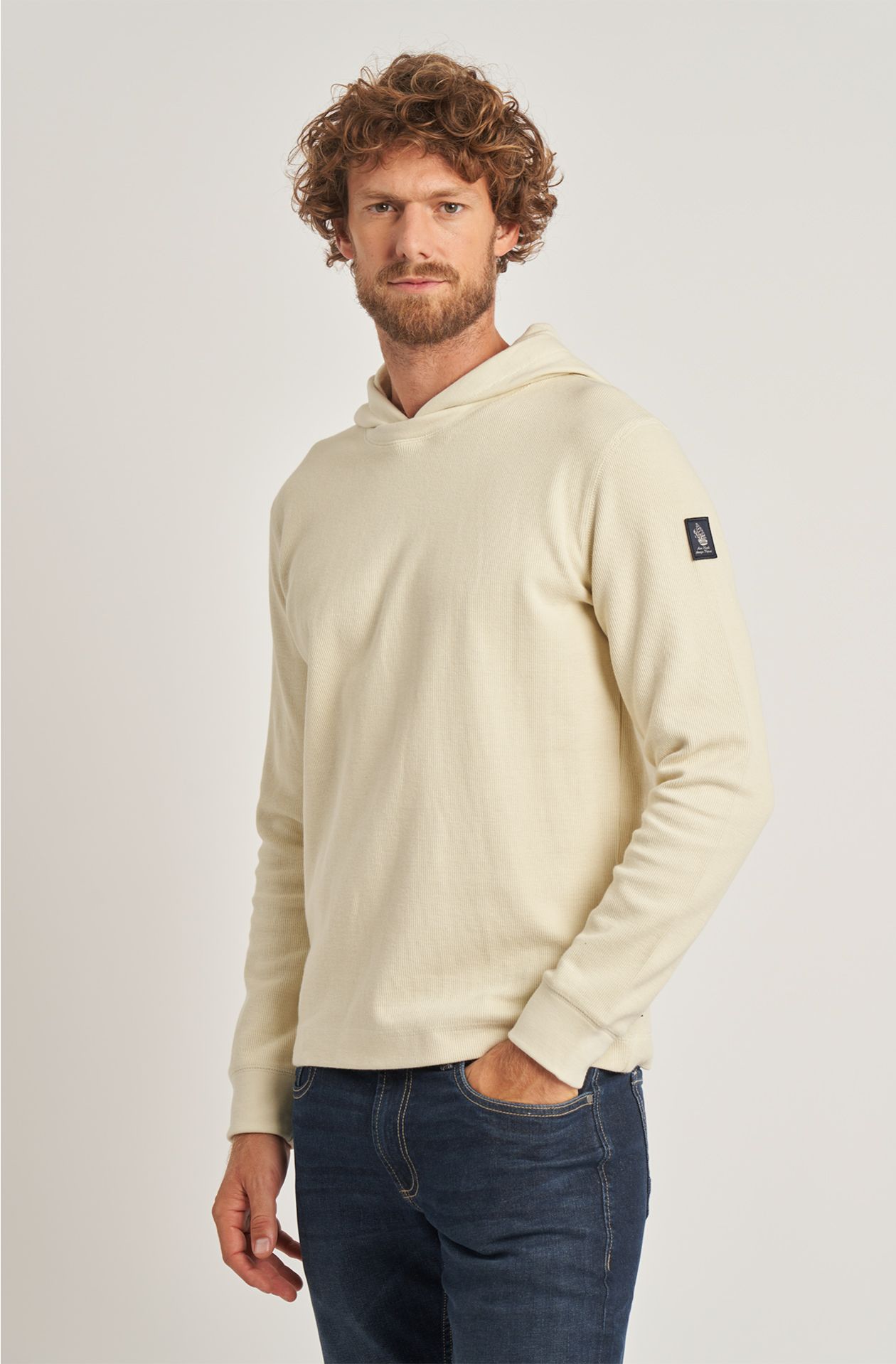 Felpa da uomo Amerigo Vespucci in cotone con cappuccio