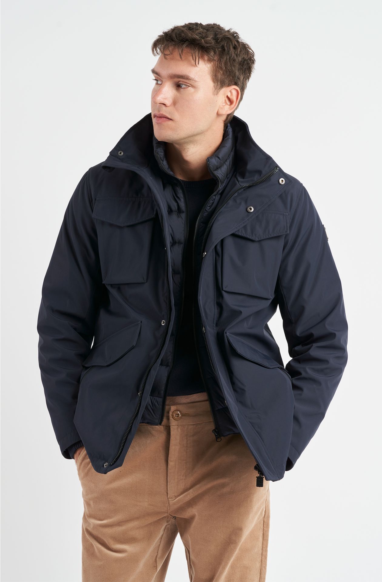 Giaccone da uomo in Softshell