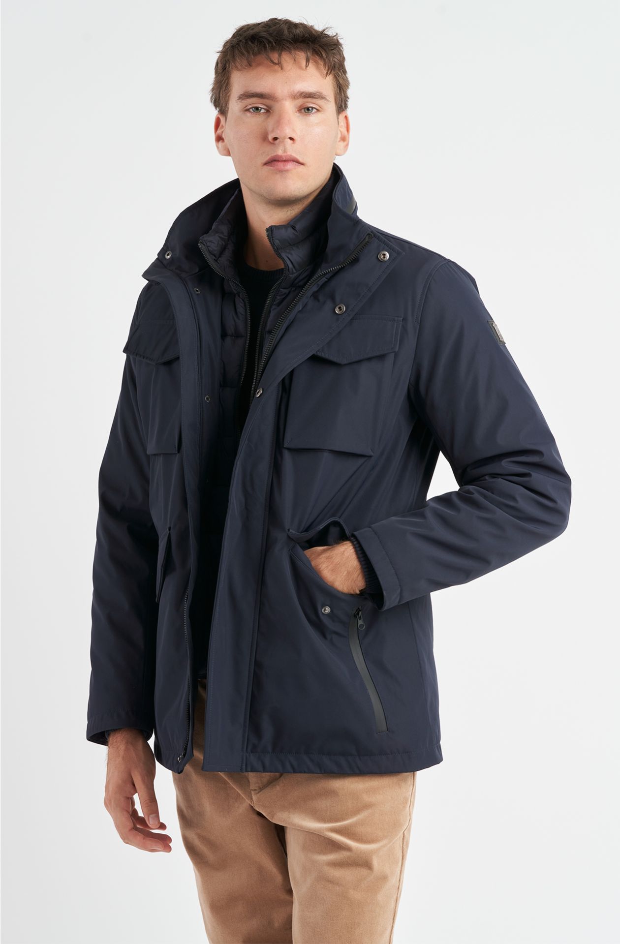 Giaccone da uomo in Softshell