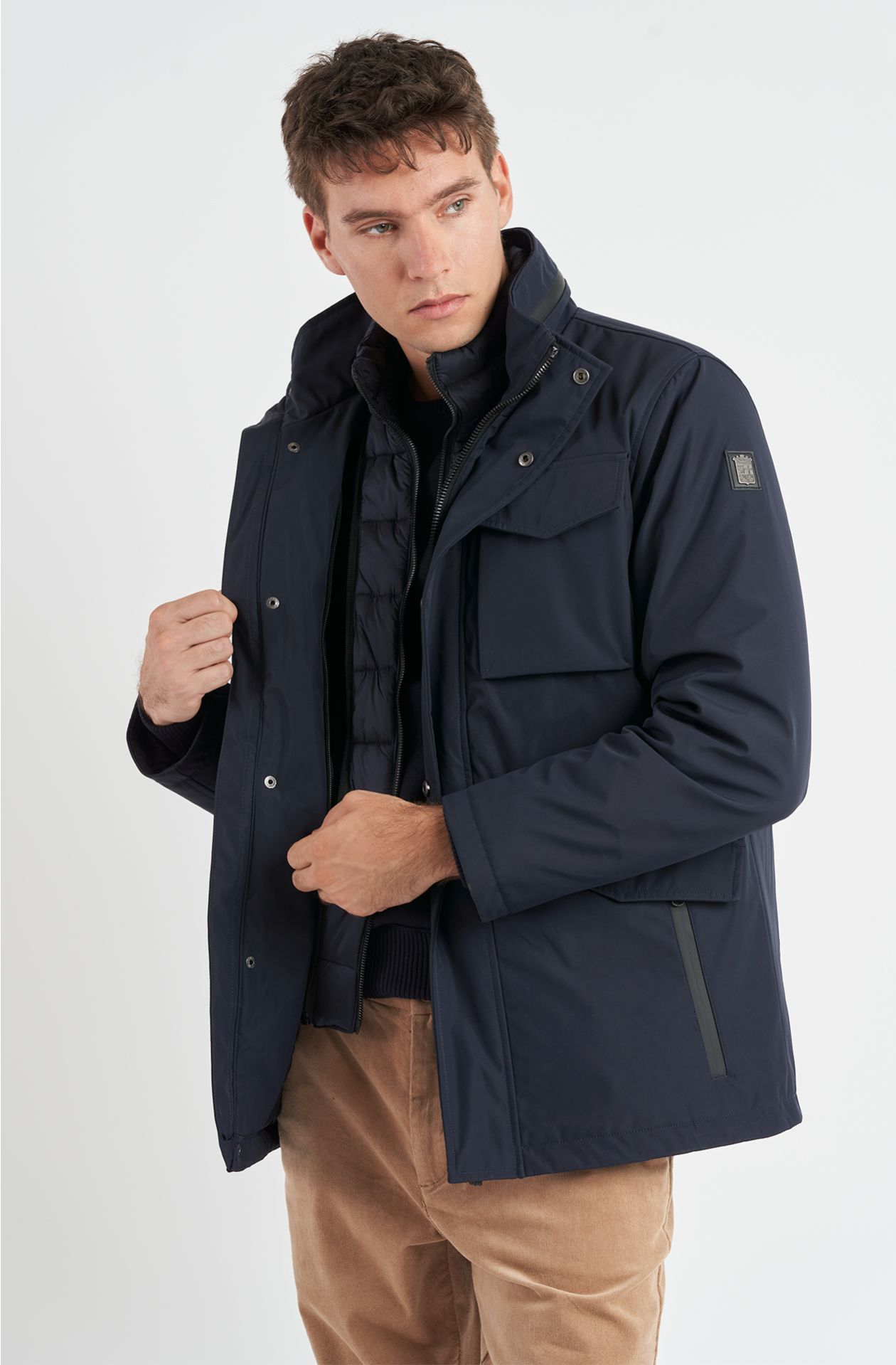 Giaccone da uomo in Softshell