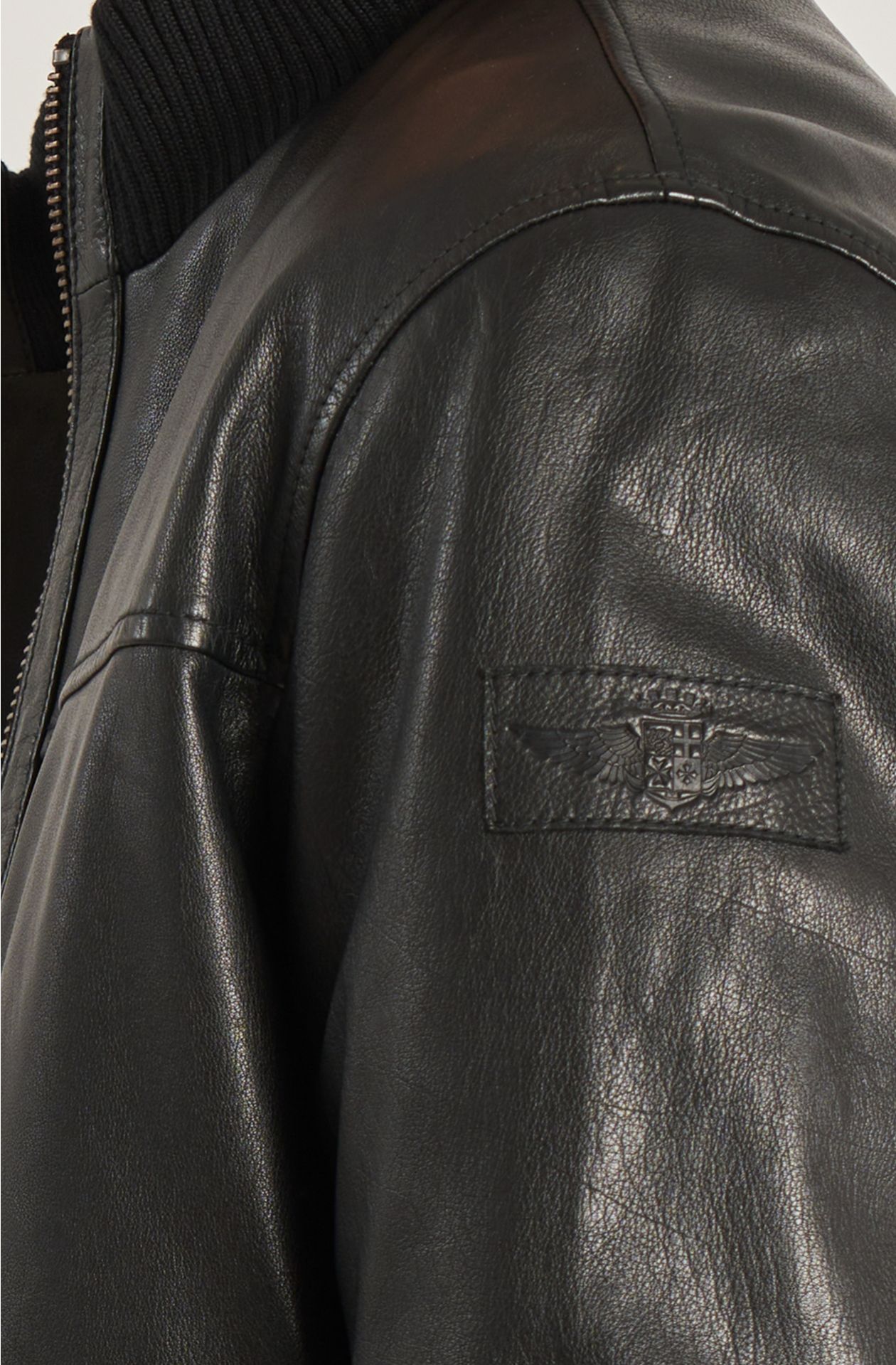 Aviazione Navale men's leather bomber jacket