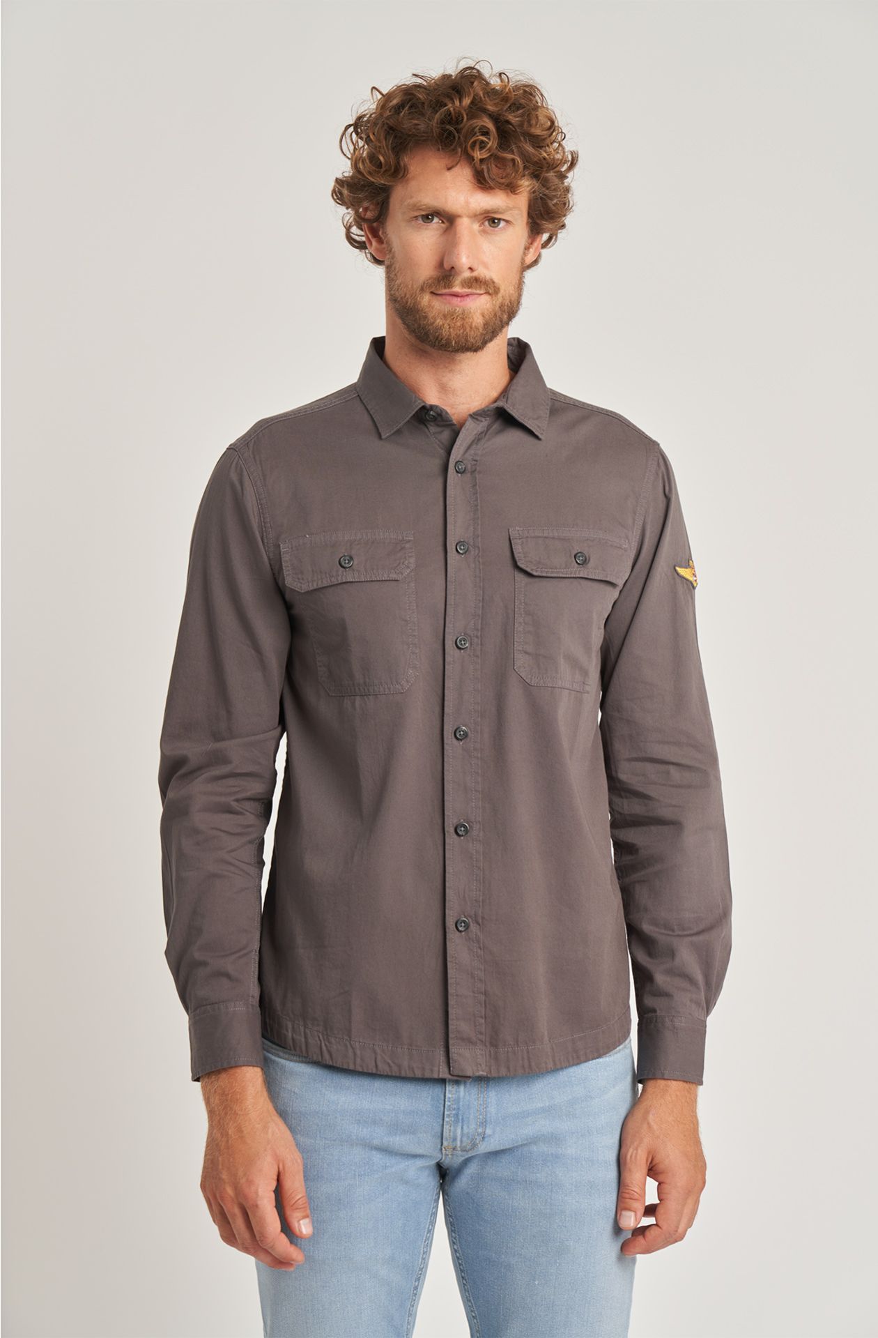 Aviazione Navale men's long-sleeved cotton shirt