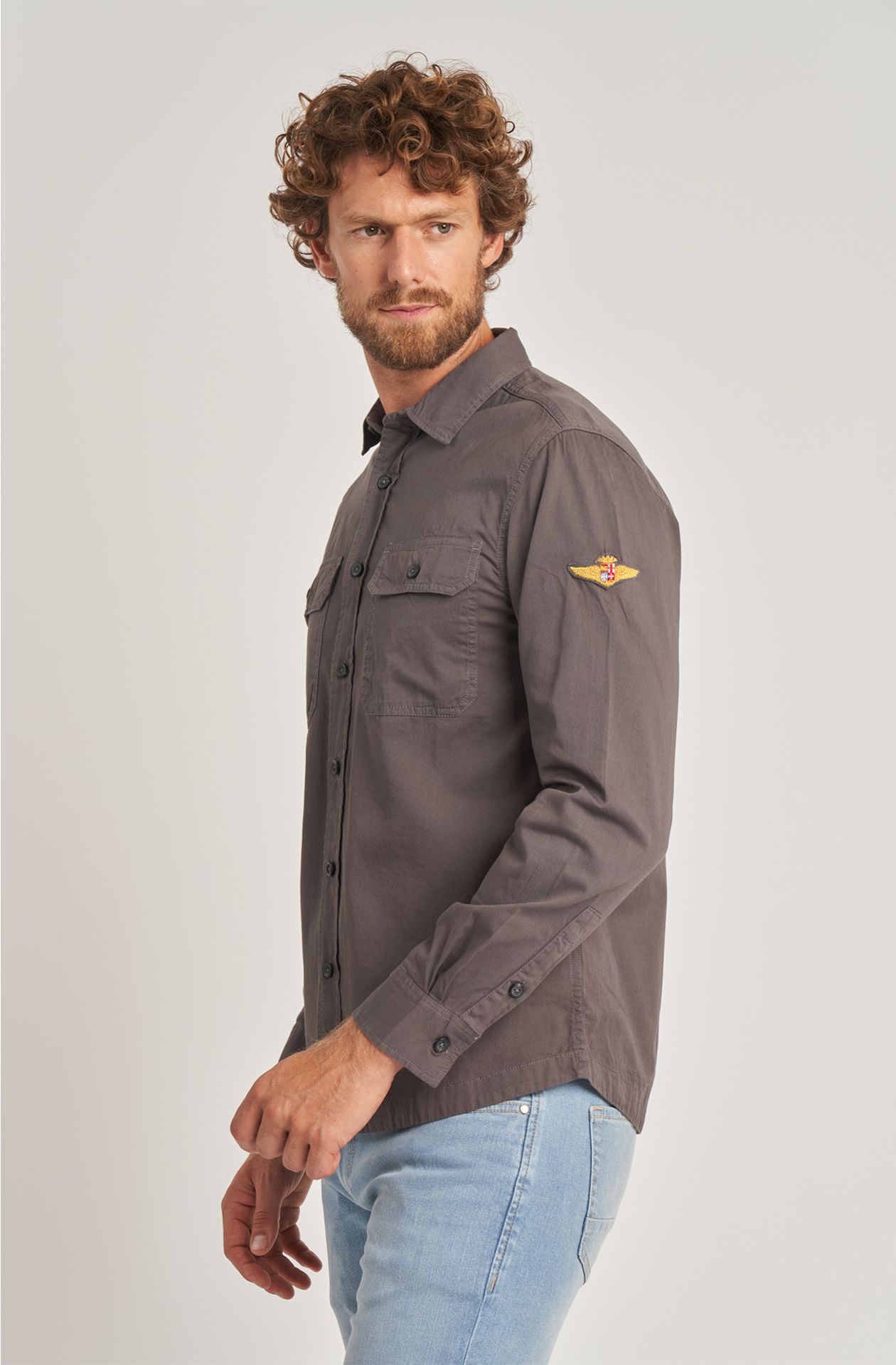 Aviazione Navale men's long-sleeved cotton shirt