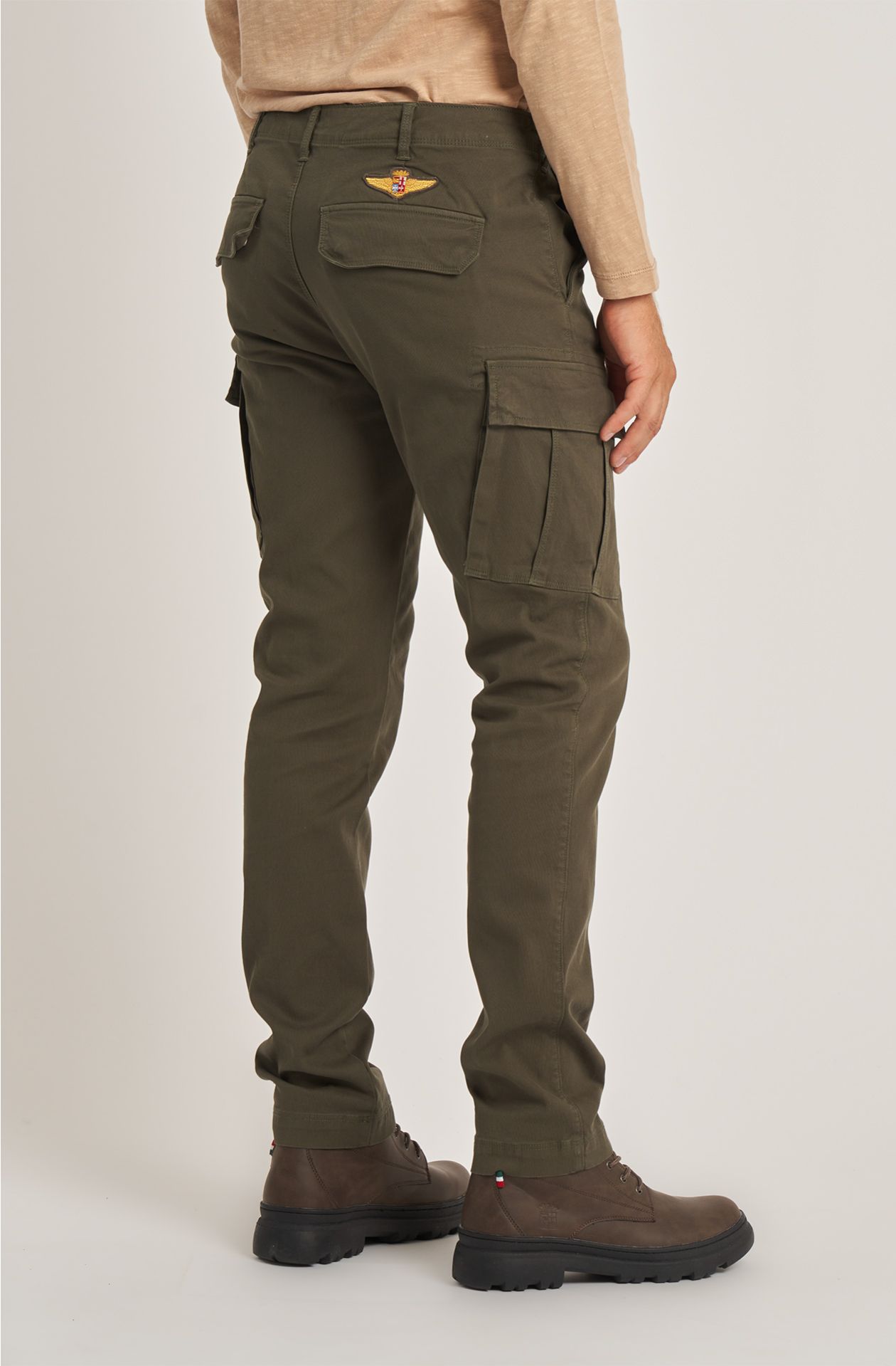 Aviazione Navale men's cargo trousers in cotton