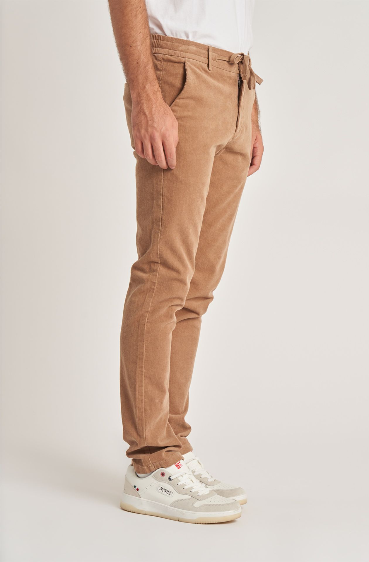 Pantalone da uomo in velluto a coste