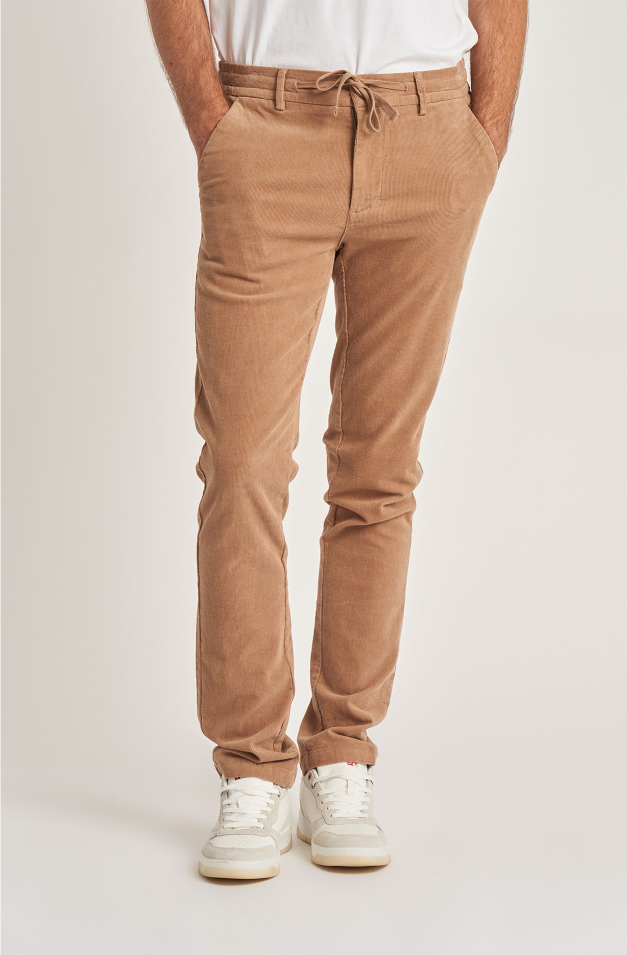 Pantalone da uomo in velluto a coste